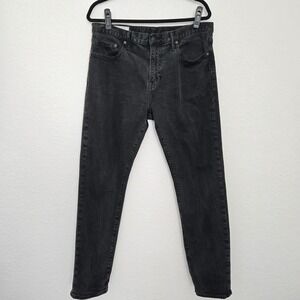 GAP Mens Slim Fit Black Wash Jeans Size 33x30 GapFlex Stretch Denim Pants